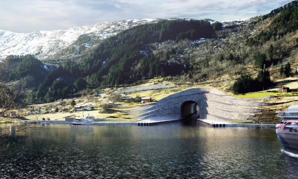 Η πρώτη σήραγγα στον κόσμο για πλοία κάτω από τα νορβηγικά βουνά